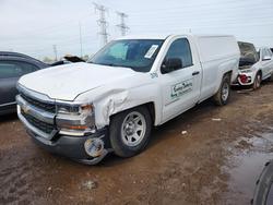 2017 Chevrolet Silverado C1500 en venta en Elgin, IL