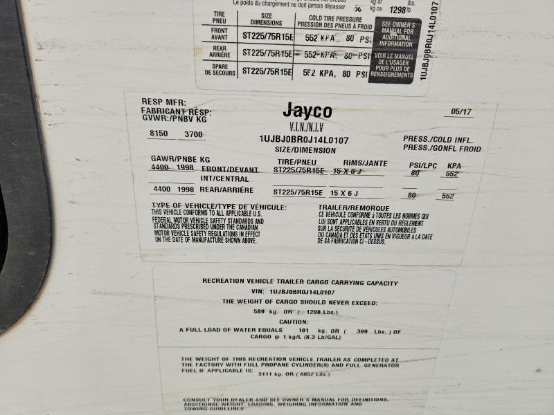 2018 Jayco White Hawk Camper