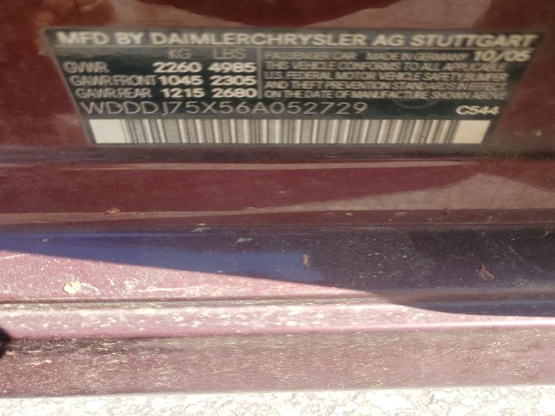 2006 Mercedes-Benz Cls 500c