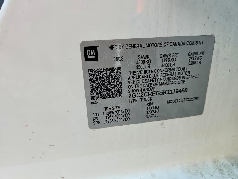 2019 Chevrolet Silverado 2500 Utility / Service Truck
