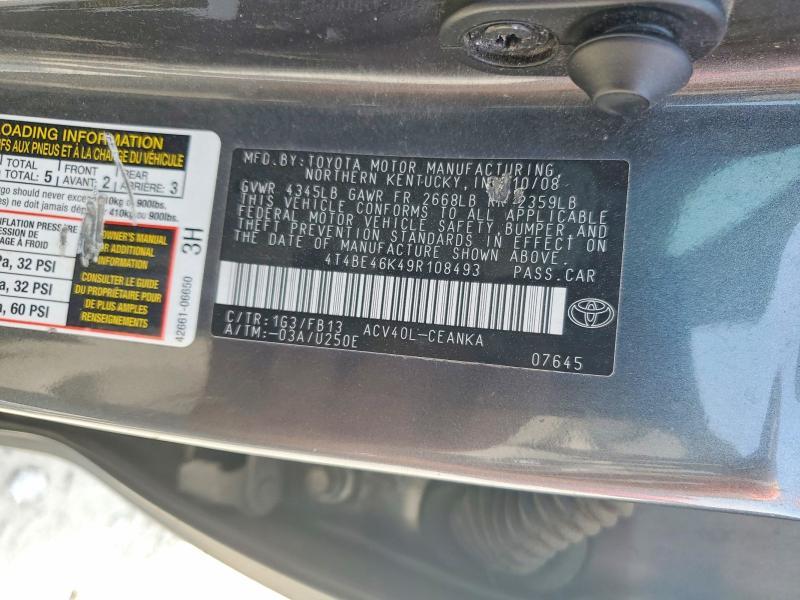 2009 Toyota Camry le