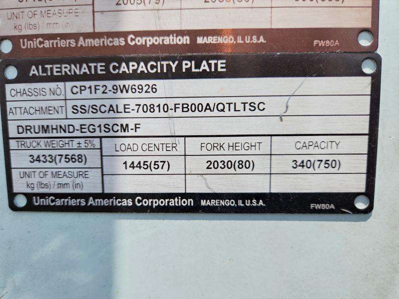 2015 Unicariers 2015 Unicarriers Forklift