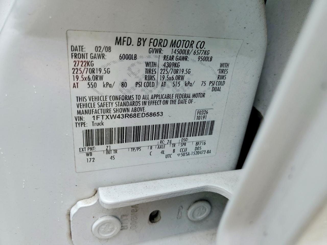 2008 Ford F450 Super Duty