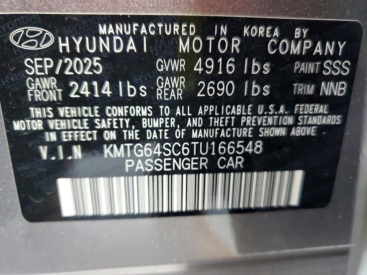 2026 Genesis G70 2.5t Standard