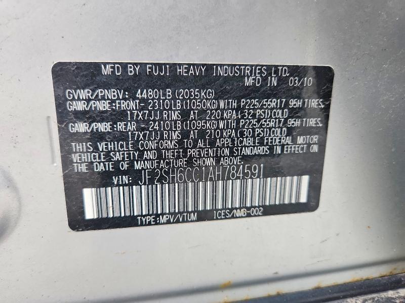 2010 Subaru Forester 2.5x Premium