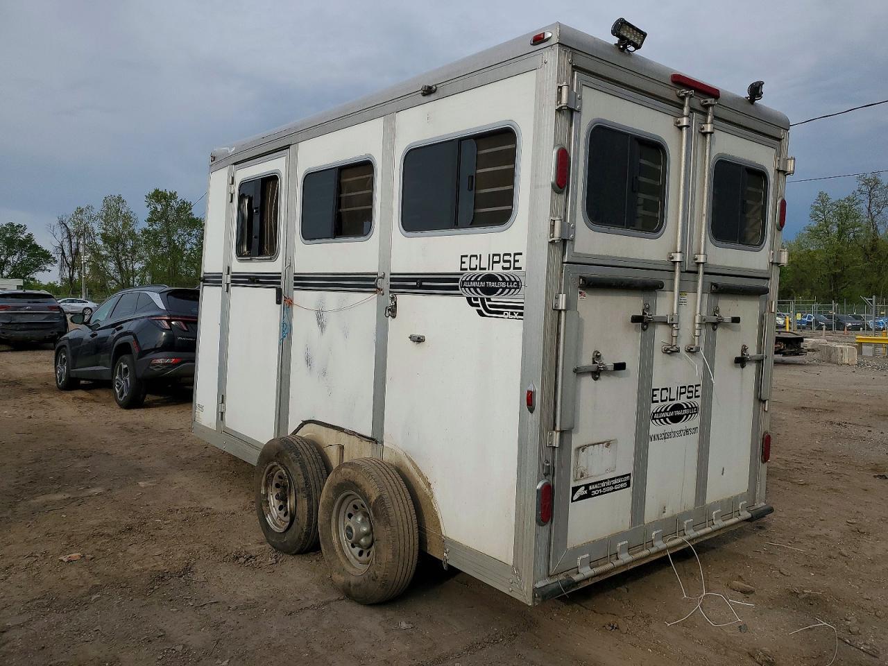 2009 Eclipse PSE Aluminium 2H Stdr DLX Horse Trailer