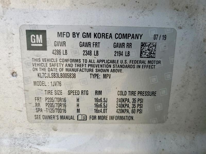 2020 Chevrolet Trax 1LT