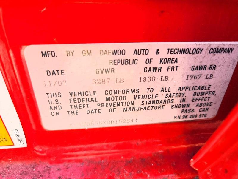 2008 Chevrolet Aveo Base