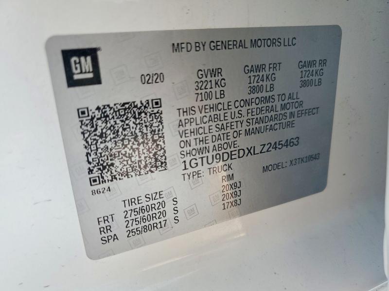 2020 GMC Sierra K1500 SLT