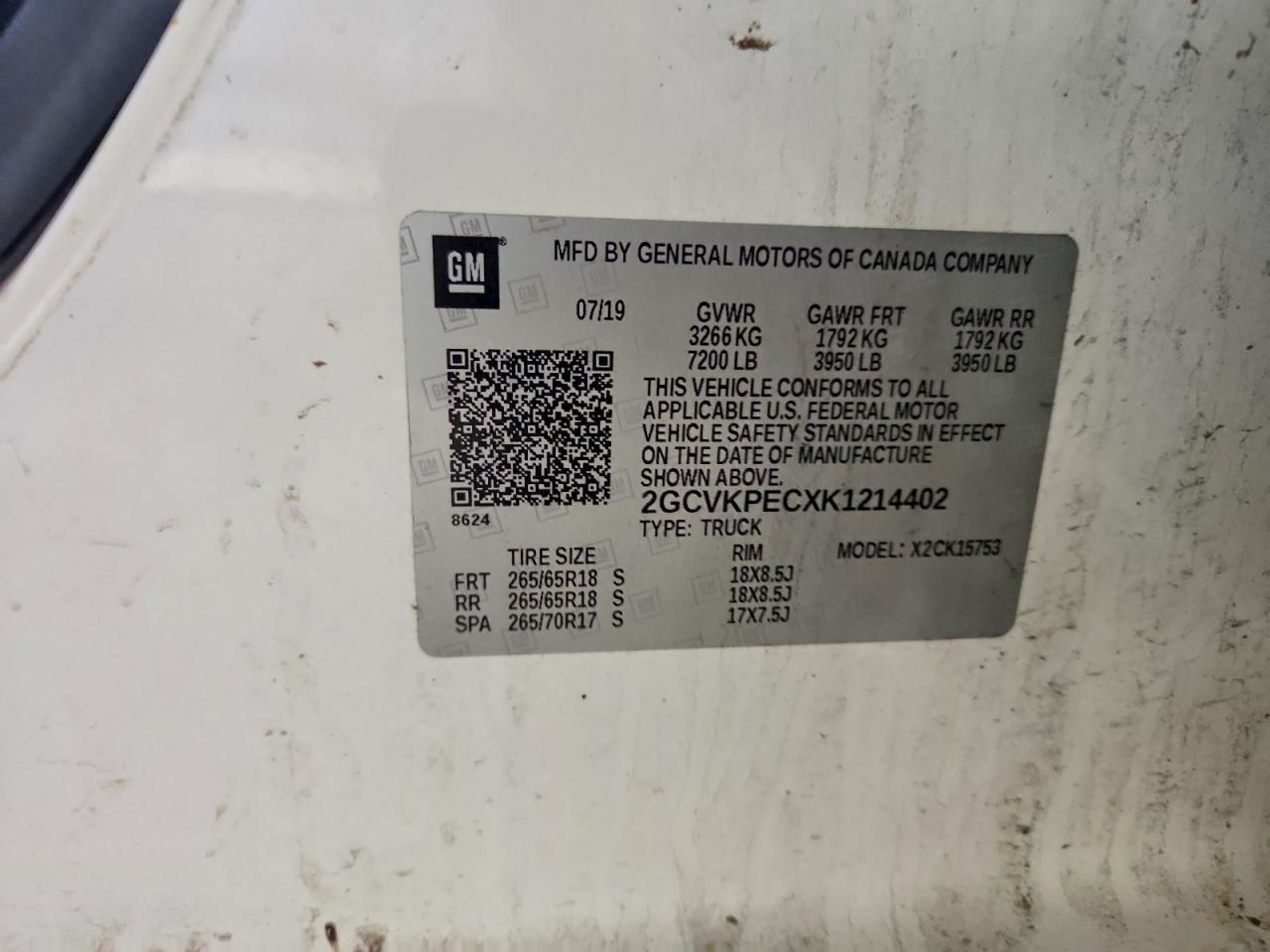 2019 Chevrolet Silverado LD K1500 LT