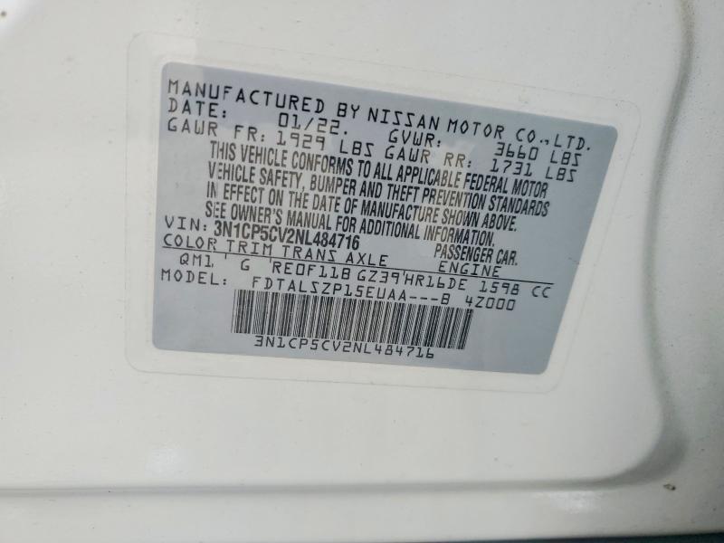2022 Nissan Kicks sv