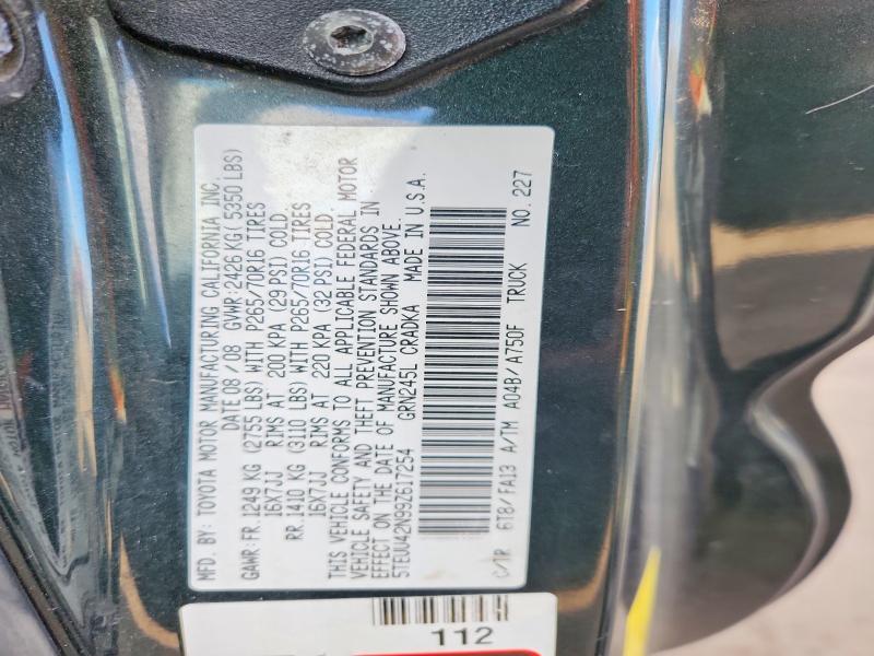 2009 Toyota Tacoma Access cab