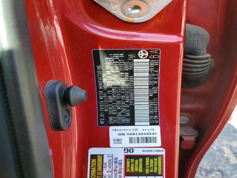 2015 Toyota Corolla le