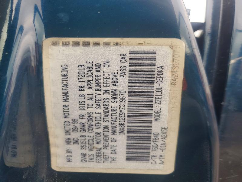 2000 Toyota Corolla ve