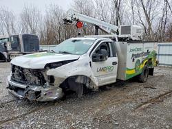 Salvage trucks for sale at Leroy, NY auction: 2021 Ford F550 Super Duty Utility / Service Truck