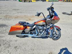 Salvage motorcycles for sale at Brighton, CO auction: 2013 Harley-Davidson Fltrxse CVO Road Glide Custom