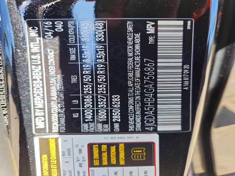 2016 Mercedes-Benz Gle 350 4matic