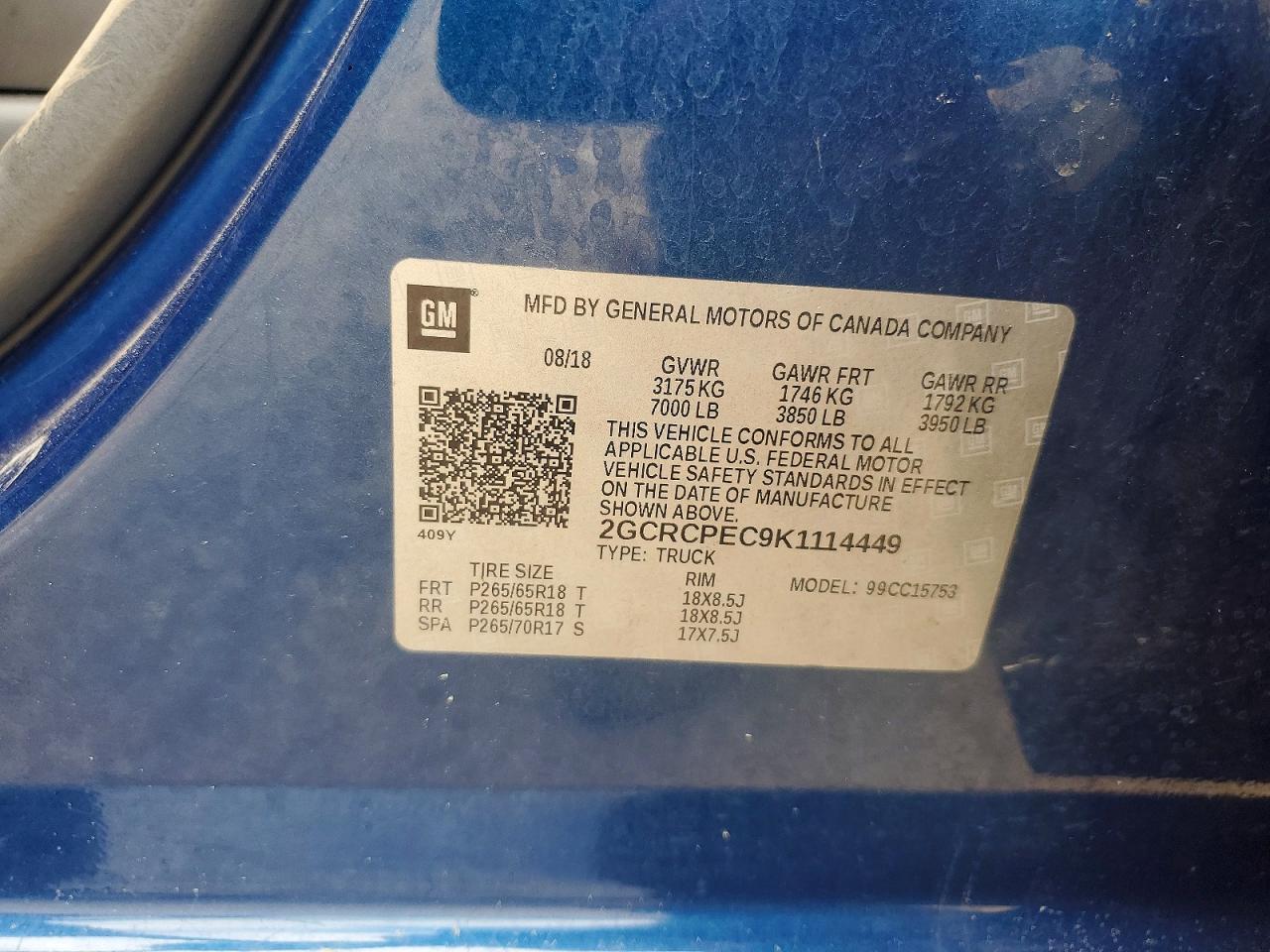 2019 Chevrolet Silverado LD C1500 LT