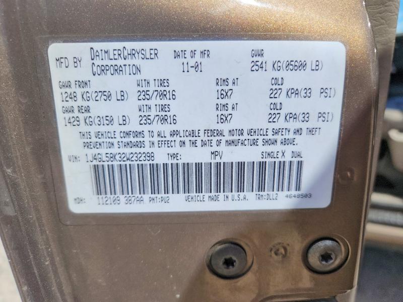 2002 Jeep Liberty Limited