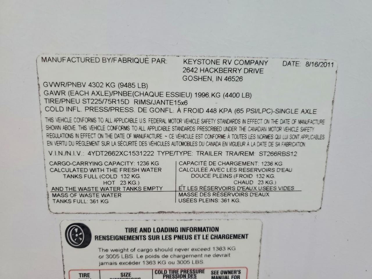 2012 Keystone Sprinter Camper