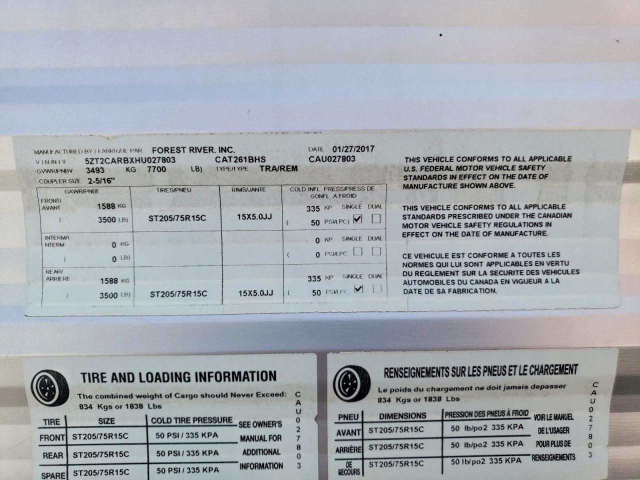 2017 Forest River Catalina
