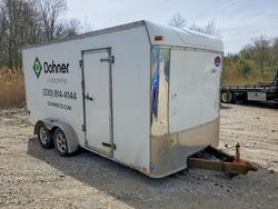 Salvage trucks for sale at Northfield, OH auction: 2015 United FD-306 REV A Enclosed Cargo Trailer