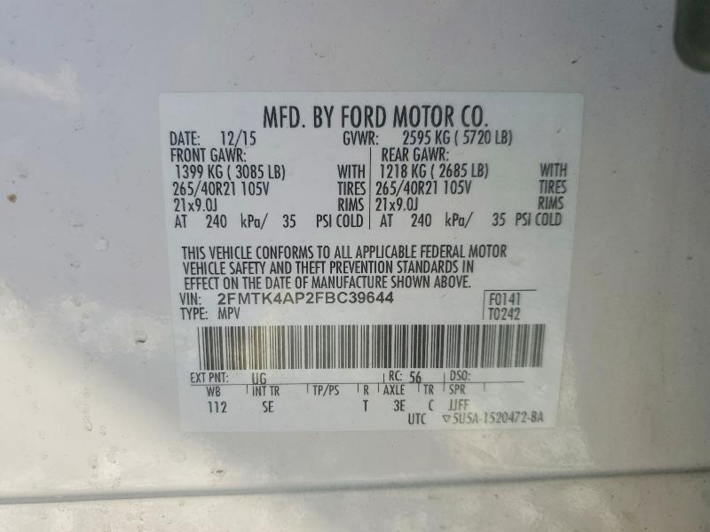 2015 Ford Edge Sport