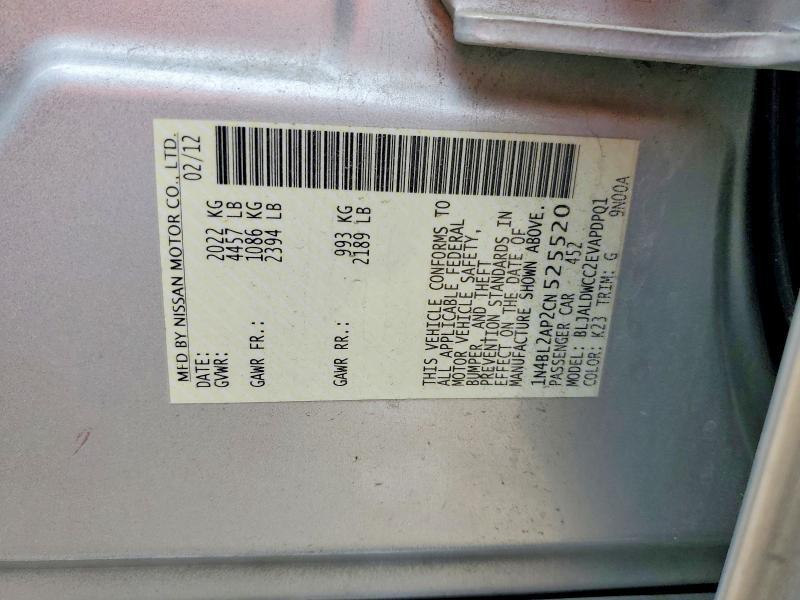 2012 Nissan Altima 3.5 sr