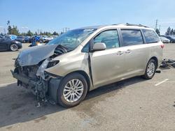 Toyota salvage cars for sale: 2016 Toyota Sienna xle 8-passenger
