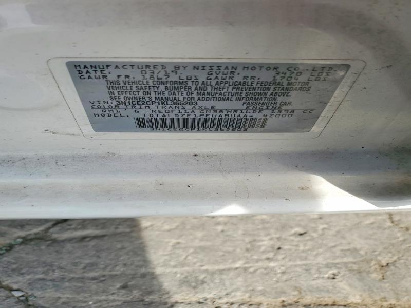 2019 Nissan Versa Note sv