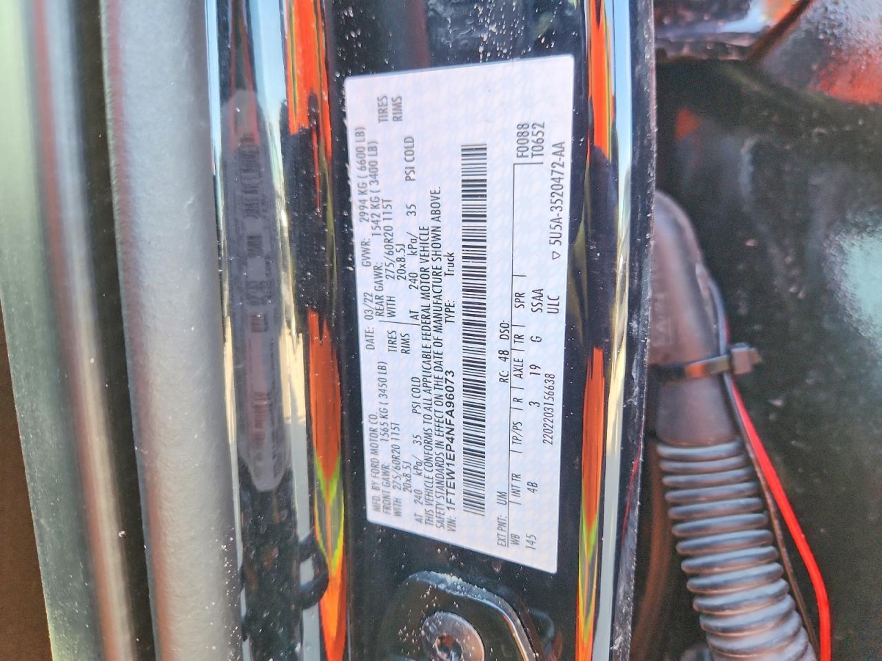 2022 Ford F150 Supercrew