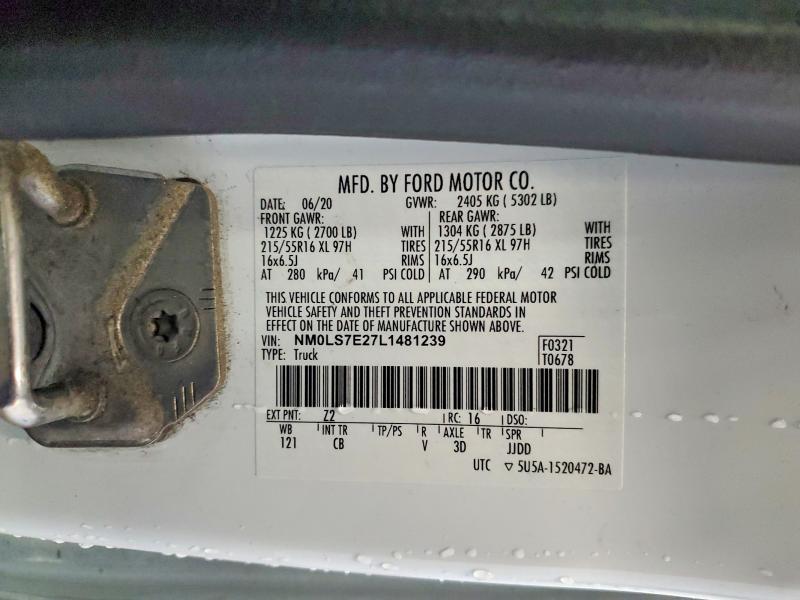 2020 Ford Transit Connect xl Delivery van