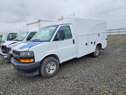 Salvage trucks for sale at Airway Heights, WA auction: 2019 Chev Rolet Express Utility / Service Truck