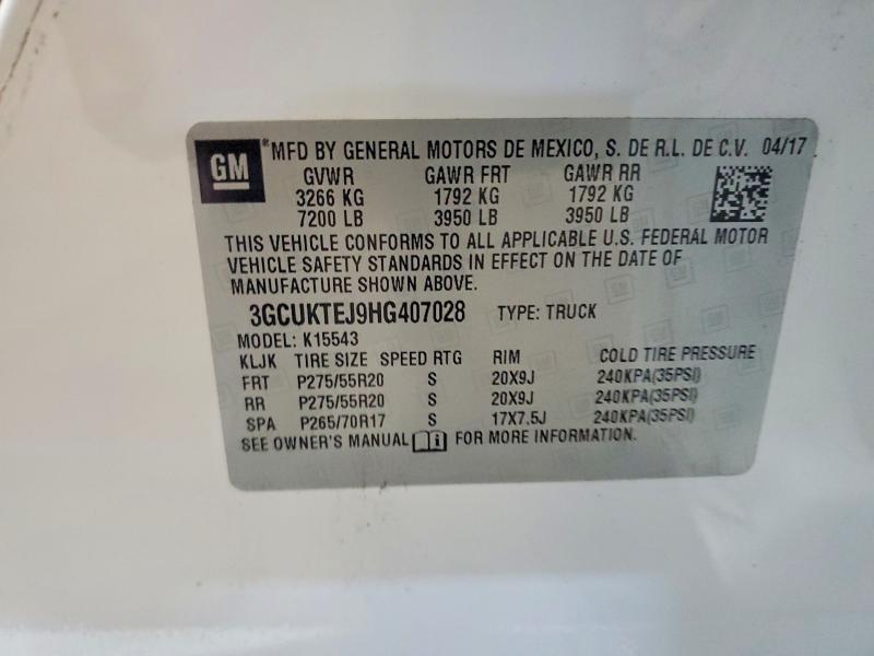 2017 Chevrolet Silverado K1500 High Country