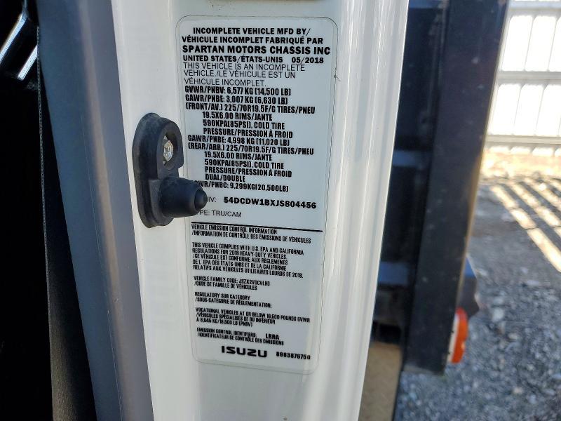 2018 Chev 4500