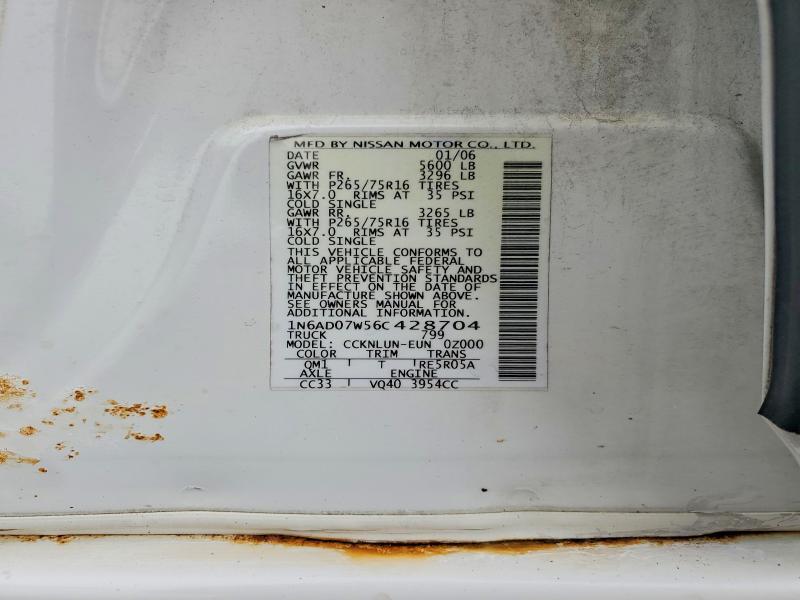 2006 Nissan Frontier se