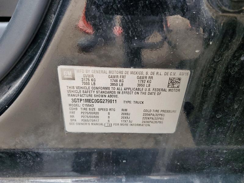 2016 GMC Sierra C1500 SLE