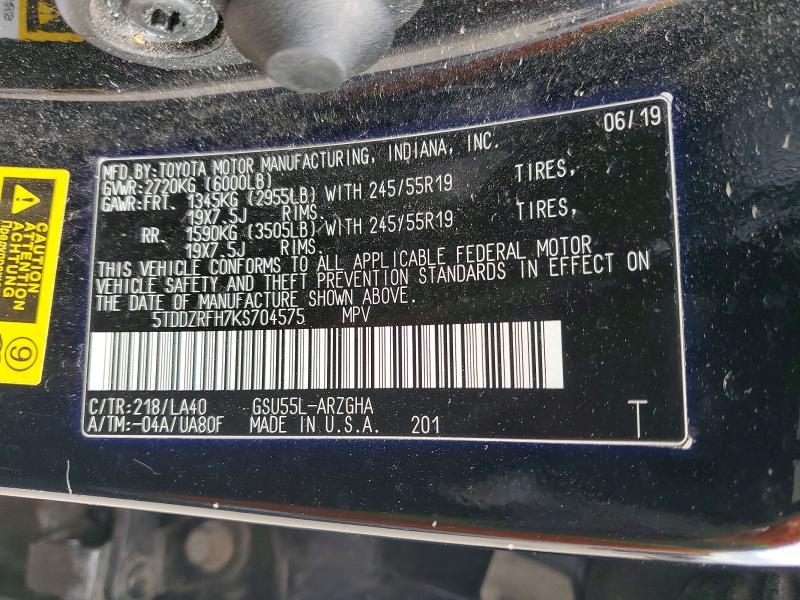 2019 Toyota Highlander Limited