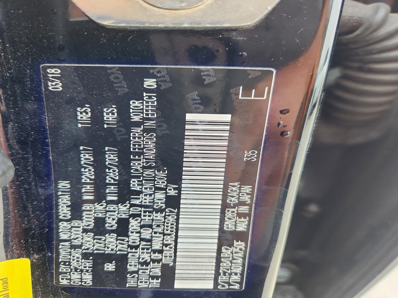 2018 Toyota 4runner SR5 Premium