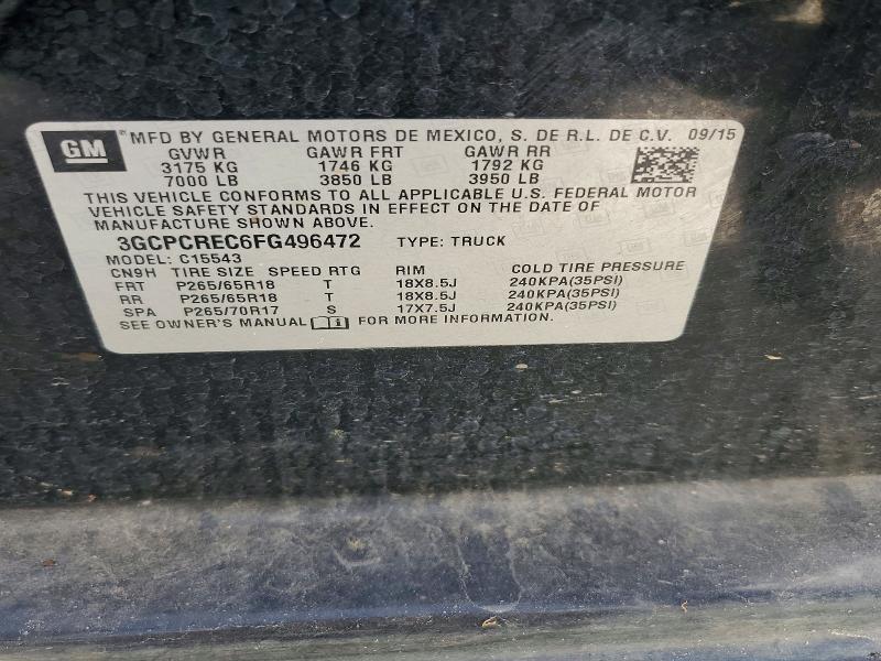 2015 Chevrolet Silverado C1500 LT