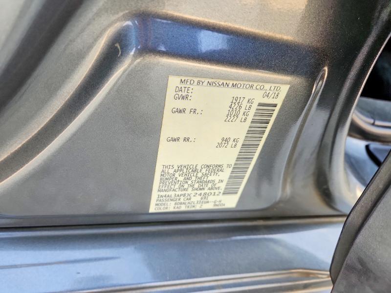 2018 Nissan Altima 2.5 sr