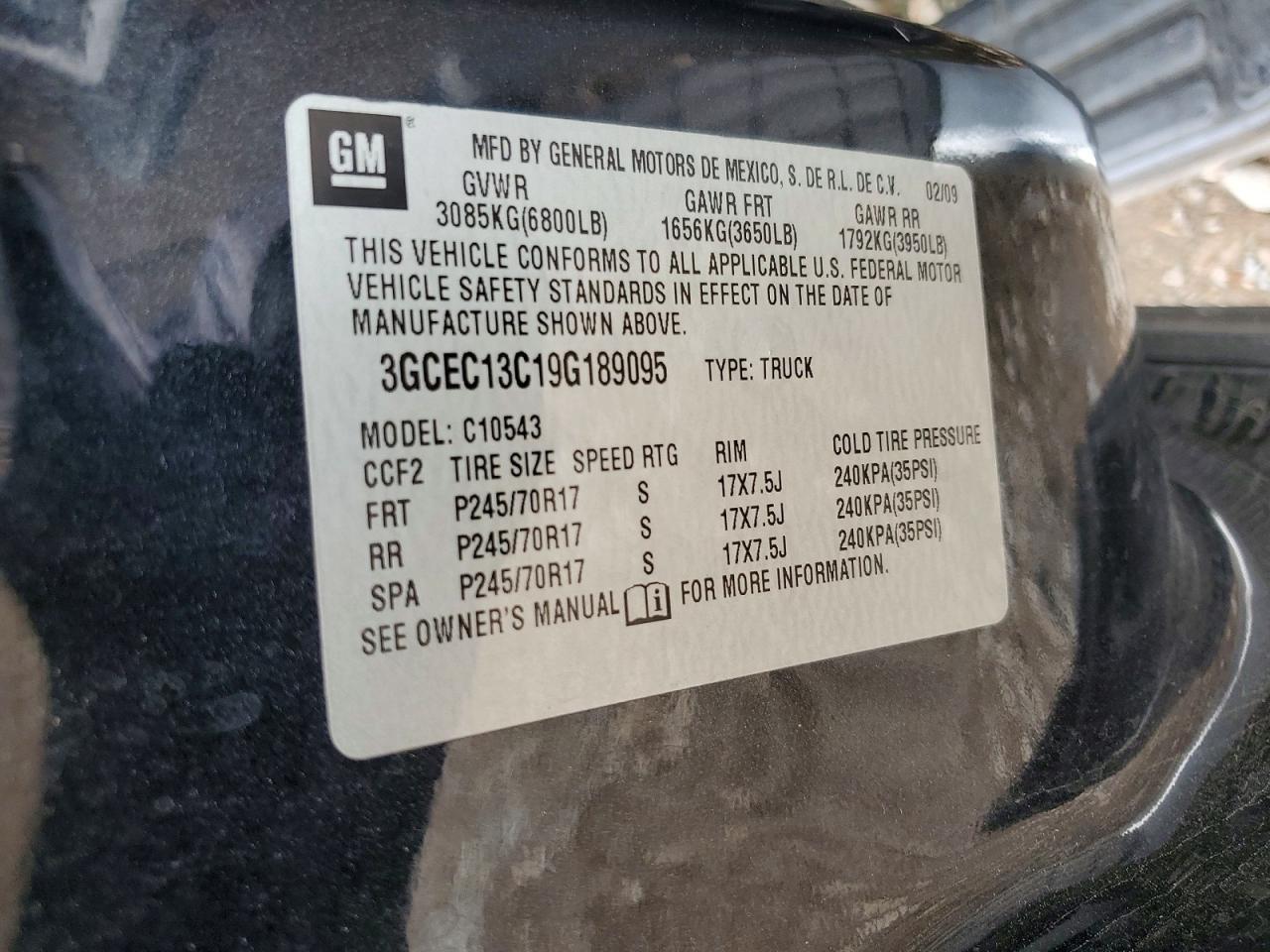 2009 Chevrolet Silverado C1500