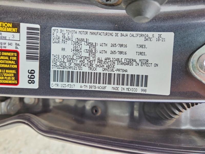 2022 Toyota Tacoma TRD OFF-Road