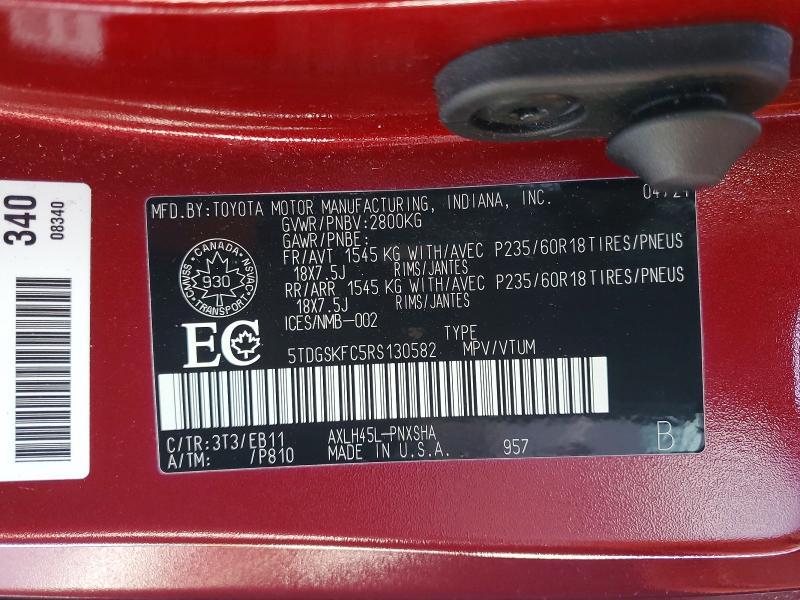 2024 Toyota Sienna le