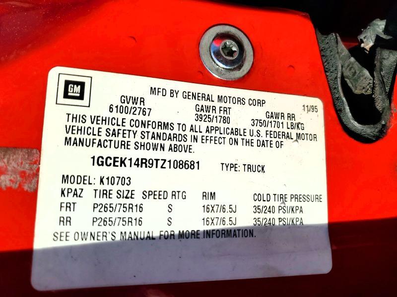1996 Chevrolet GMT-400 K1500
