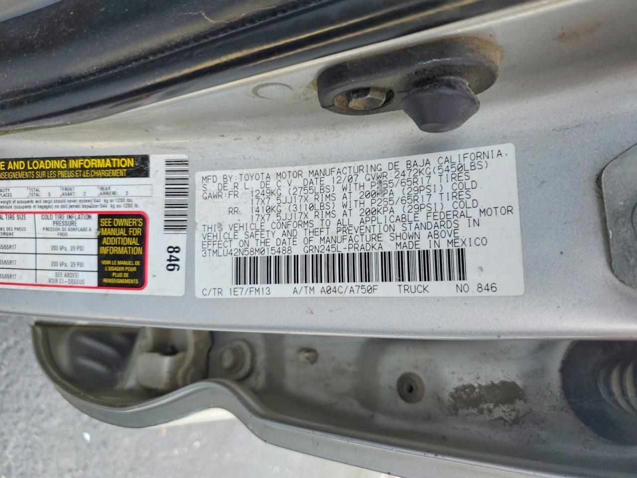 2008 Toyota Tacoma V6