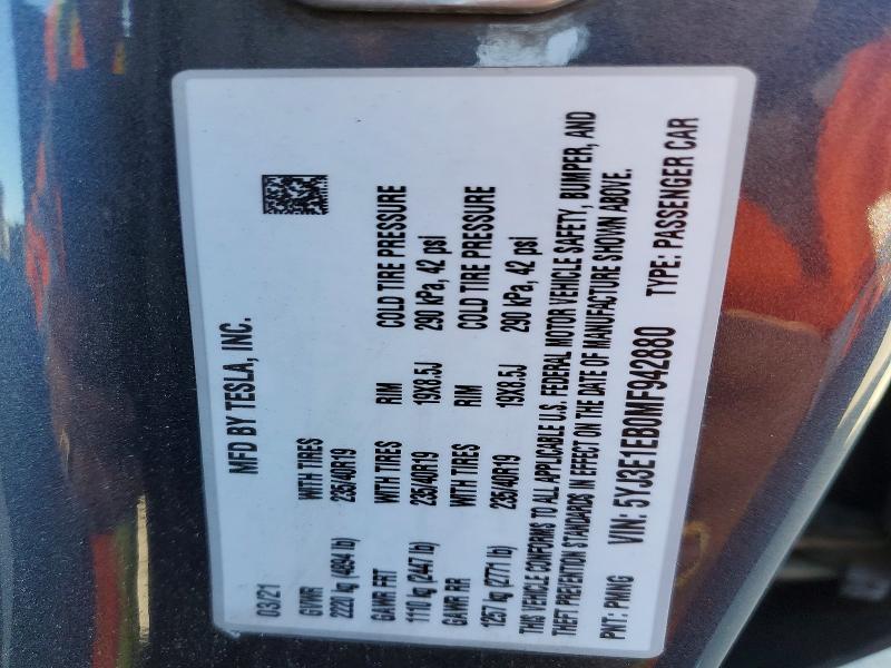 2021 Tesla Model 3
