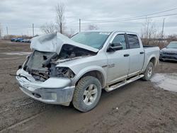 Salvage trucks for sale at Montreal Est, QC auction: 2016 Dodge RAM 1500 SLT