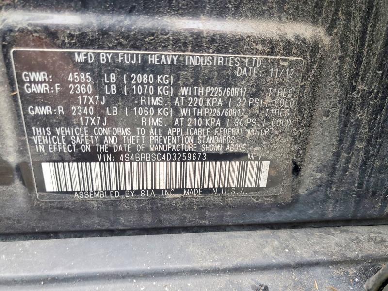 2013 Subaru Outback 2.5i Limited