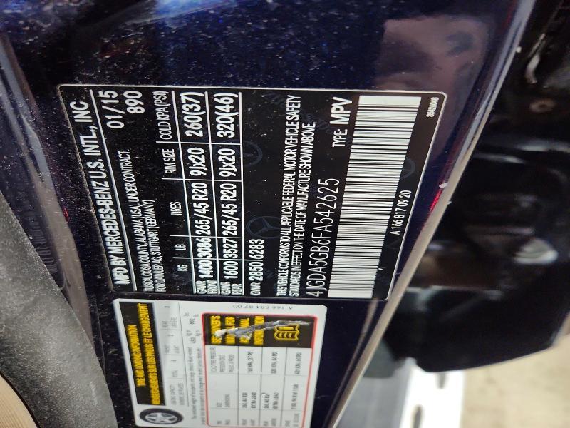 2015 Mercedes-Benz Ml 400 4matic